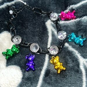BNWT Betsey Johnson Gummy Bear Charm bracelet